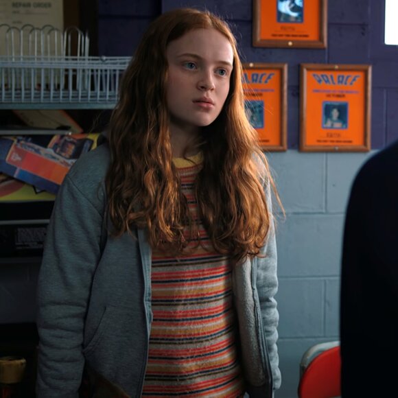 GAP Striped Merino Wool Blend Sweater ASO Max Mayfield - Picture 7 of 8